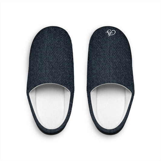 Dark Denim Men's Indoor Slippers