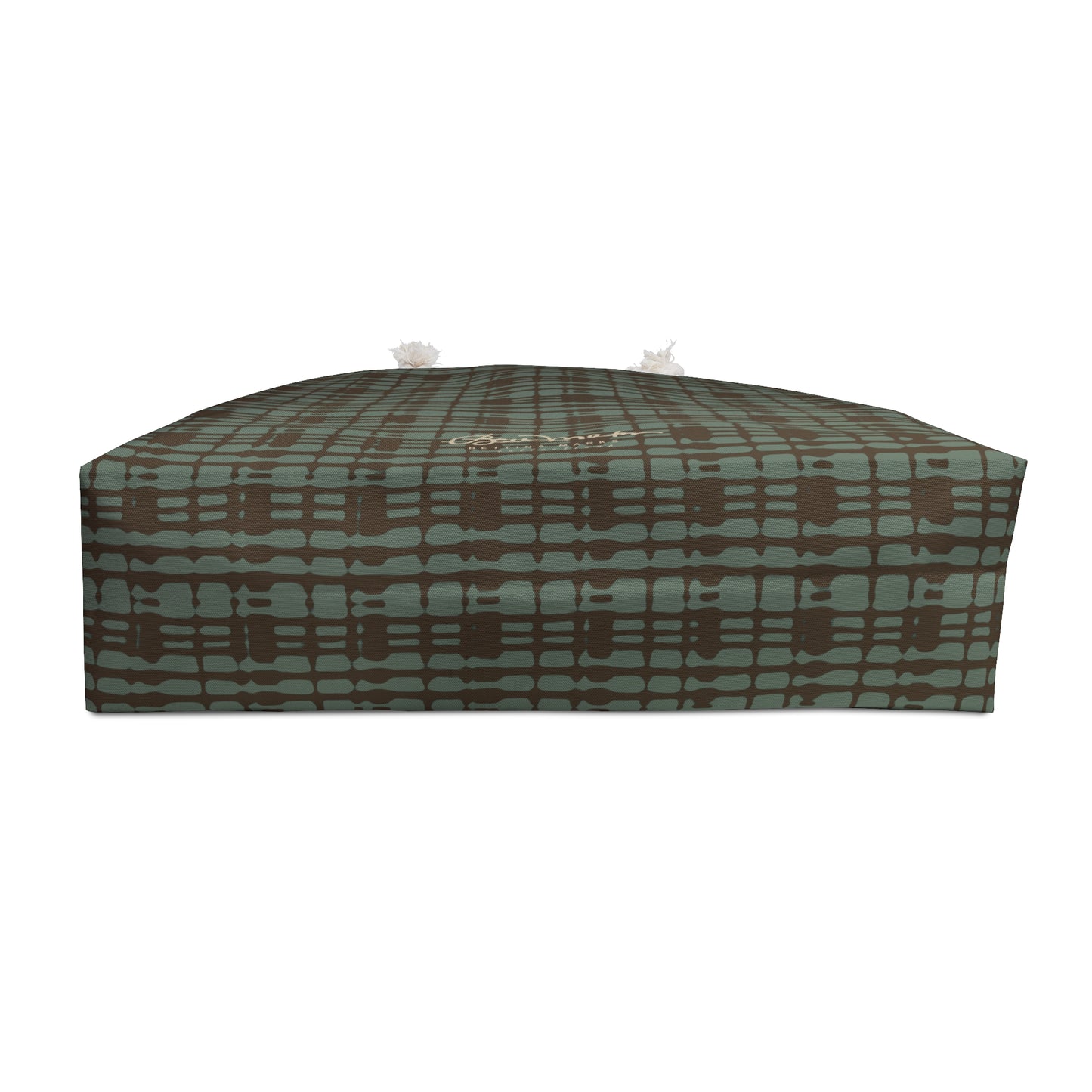 Mint Chocolate Plaid Weekender Bag