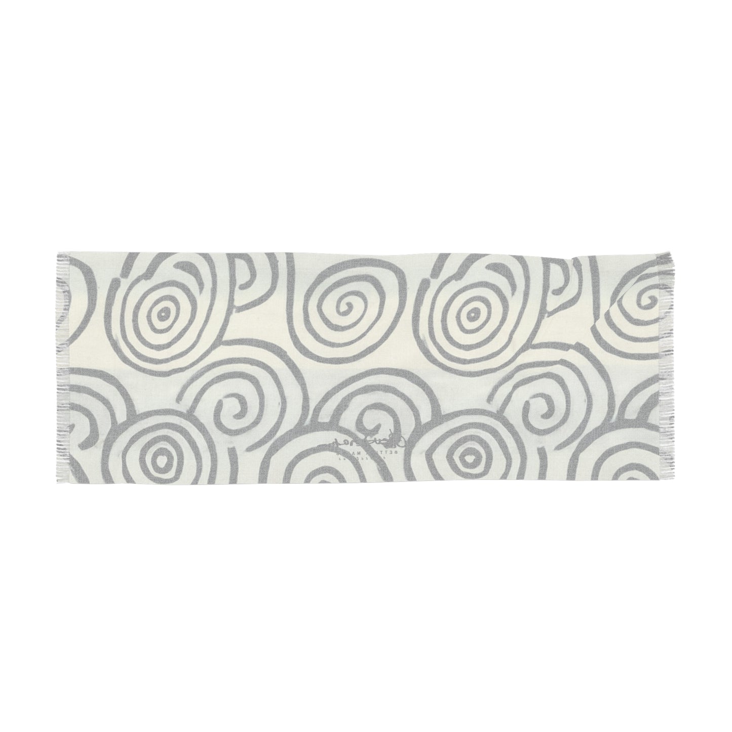 BnW Target Scribbles Light Scarf