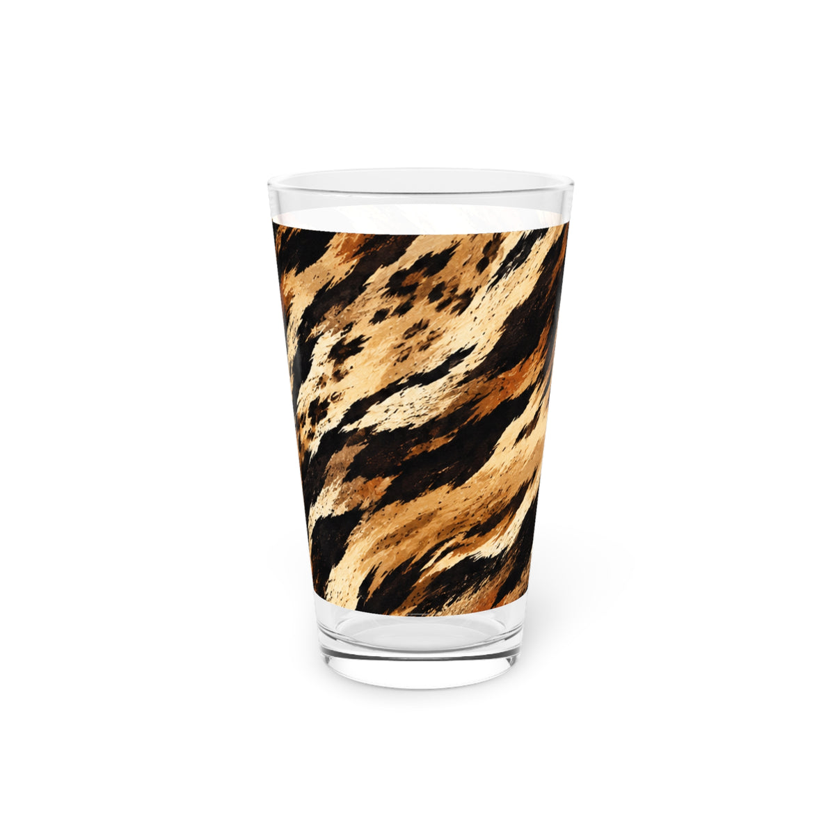 Tiger Pint Glass