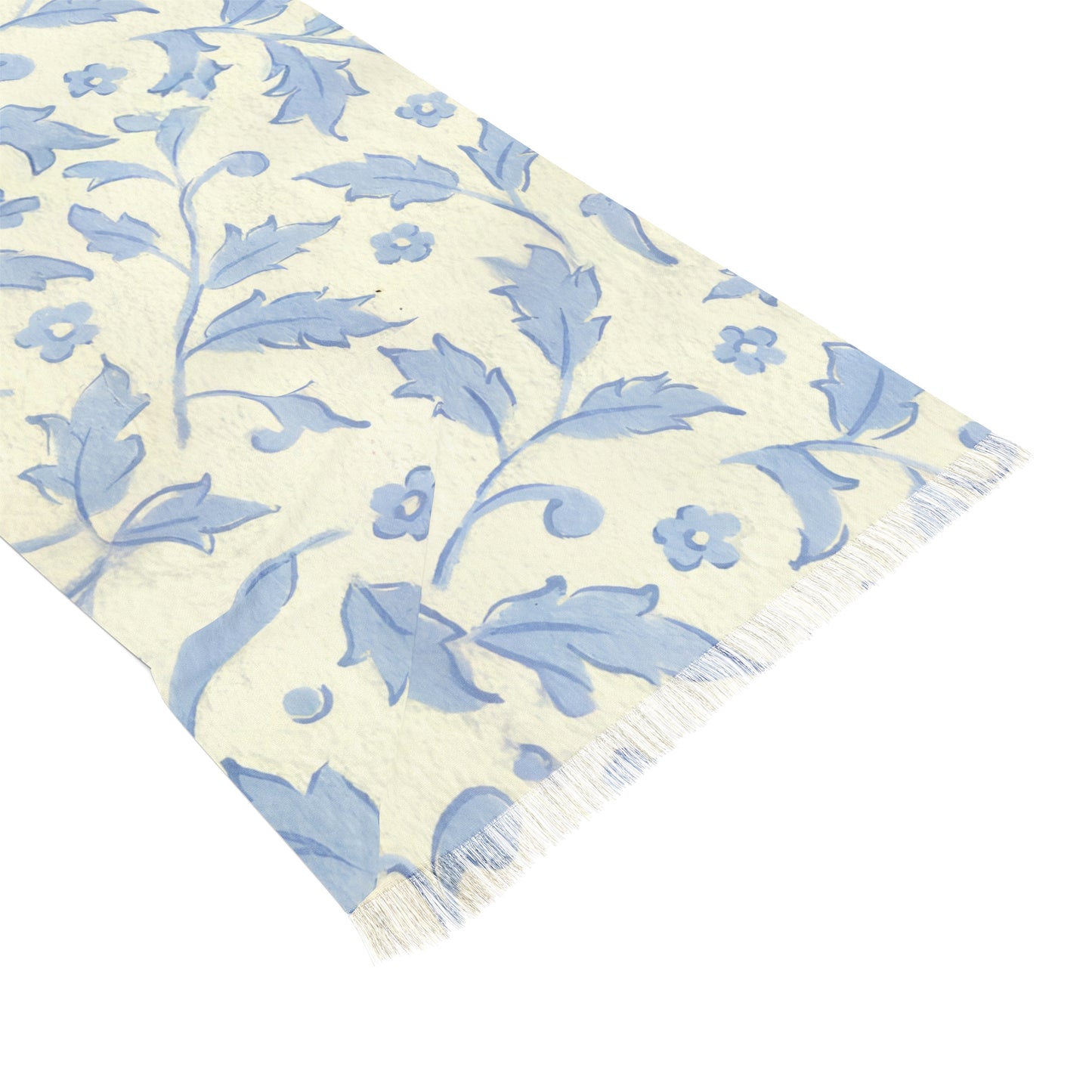 Chinoise Blue Florals Light Scarf