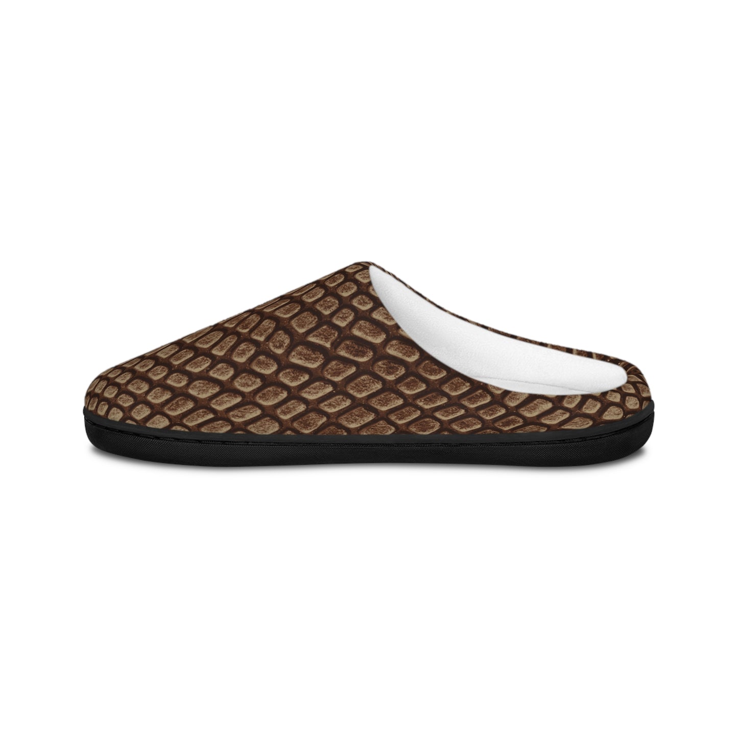Mocha Crocodile Men's Indoor Slippers