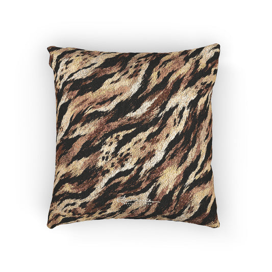Tiger Woven Pillow