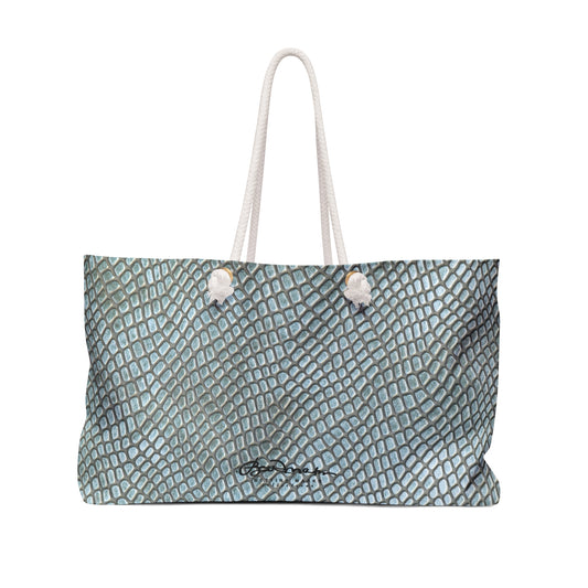 Faded Crocodile Weekender Bag