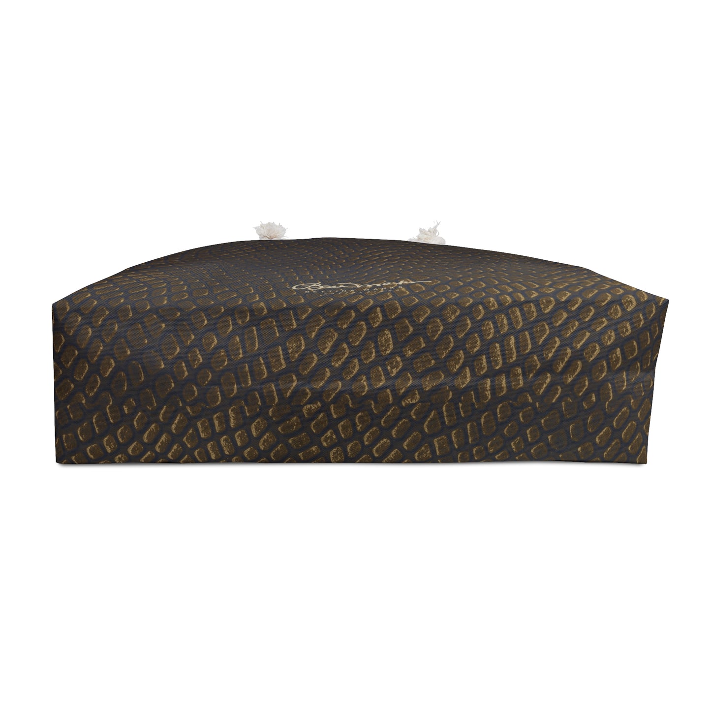 Bronze Crocodile Weekender Bag