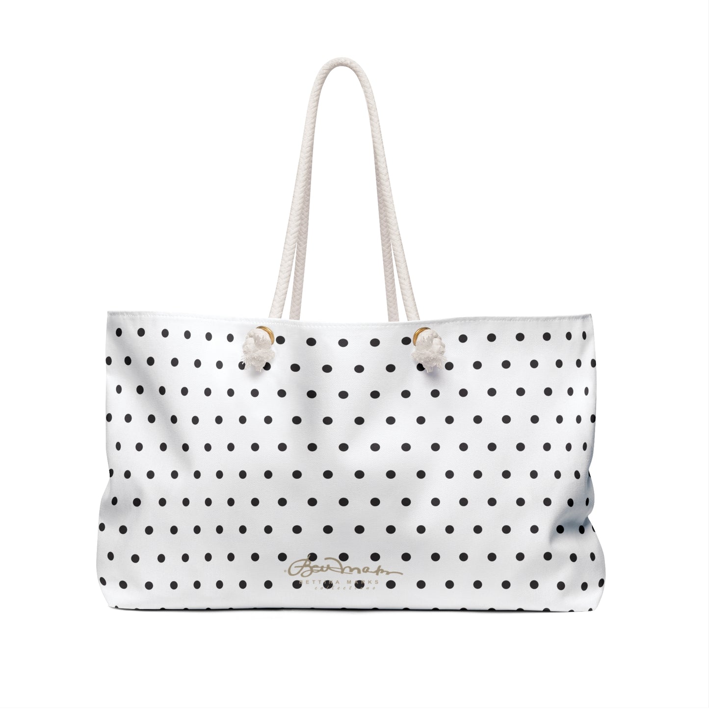 Poppy Seed Polka Dot Weekender Bag