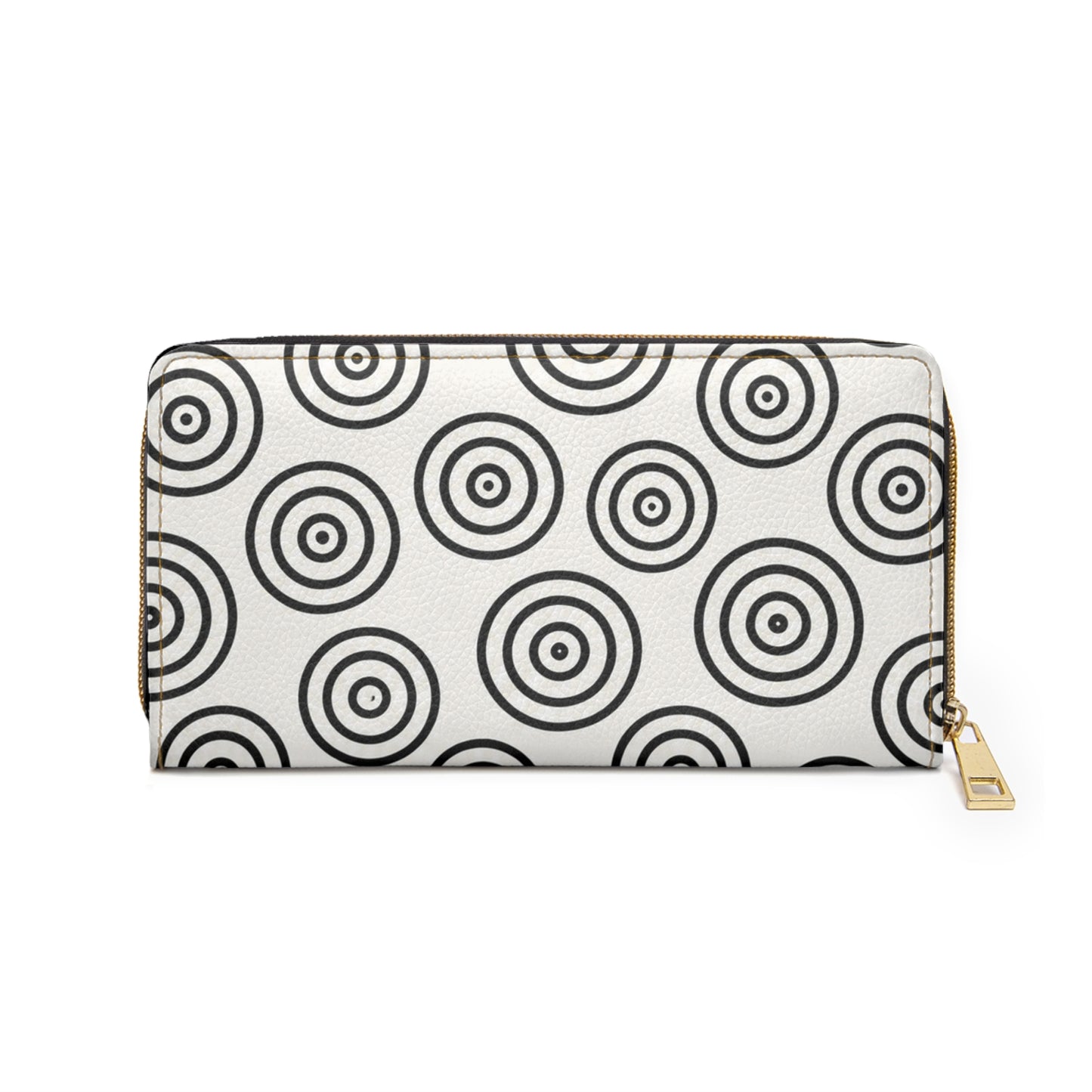 B&W Target Zipper Wallet