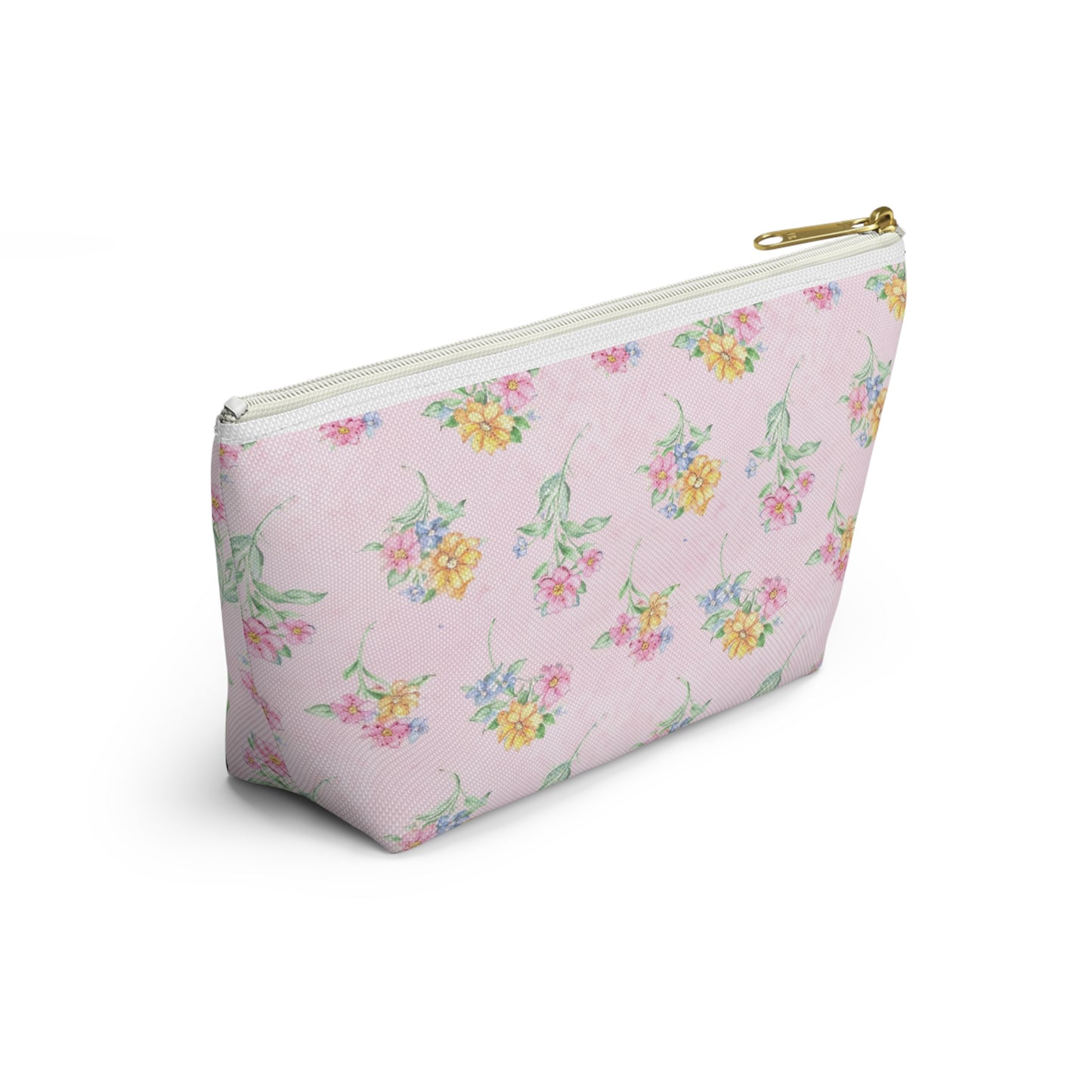 Multicolor Floral Accessory Pouch
