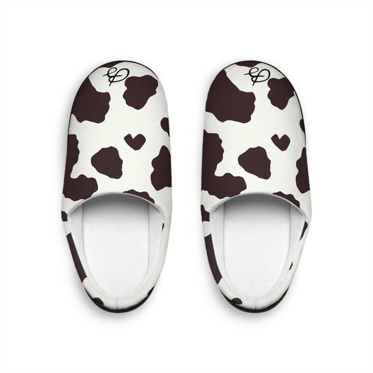Brown Pony Skin Men's Indoor Slippers