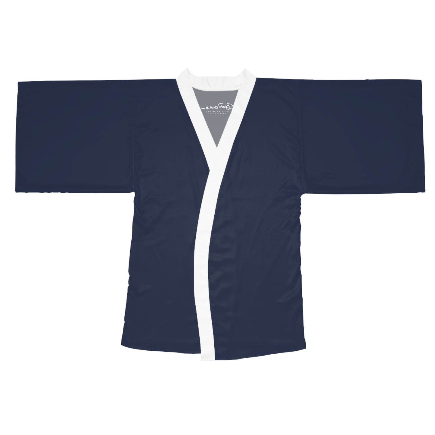 Navy Blue Kimono Robe