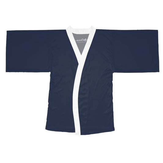 Navy Blue Kimono Robe