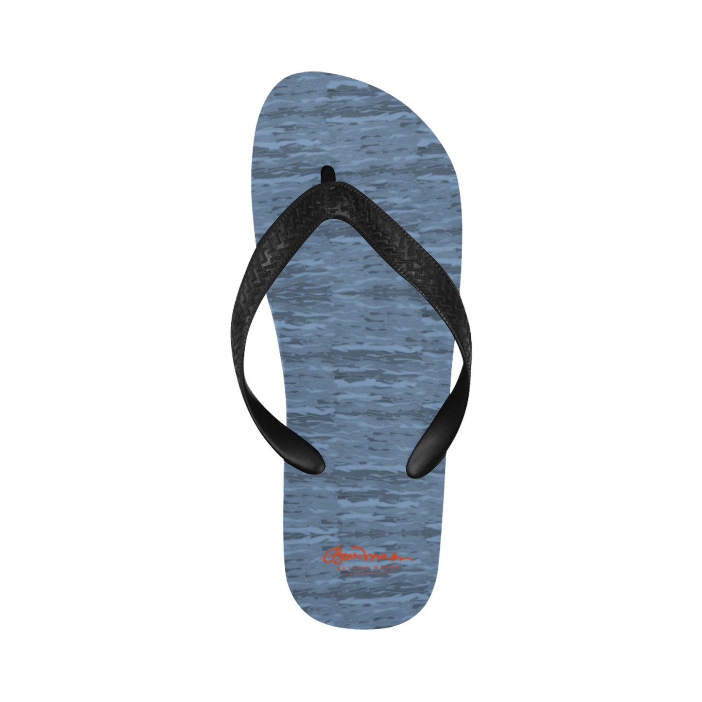 Blue Camouflage Lava Flip Flops for Men/Women