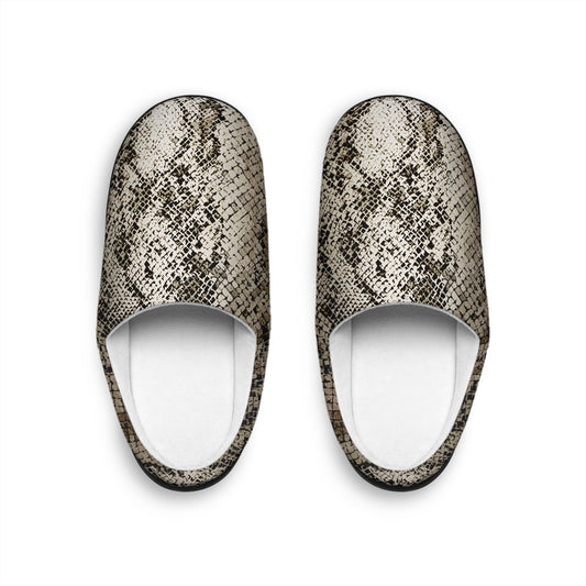Deep Snake Skin Women's Indoor Slippers