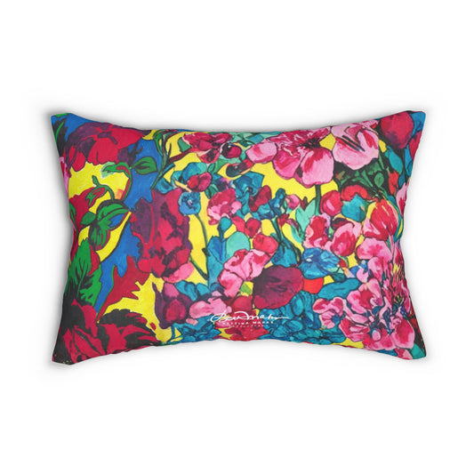 Full Bloom Floral Pillow