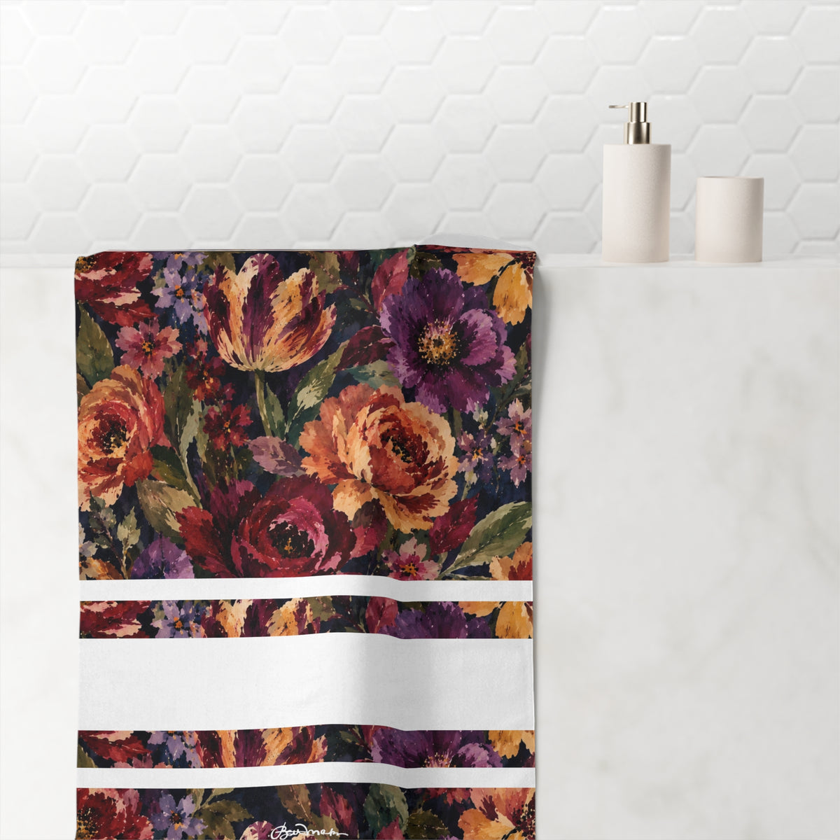 Floral Opulence Bath Towel