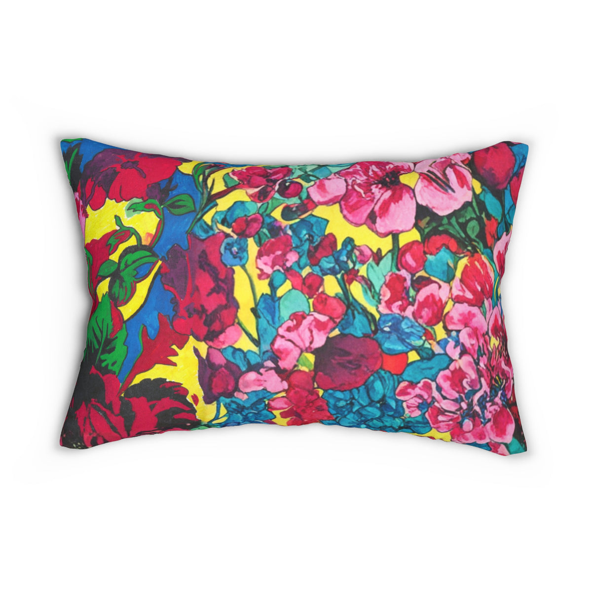 Full Bloom Floral Pillow