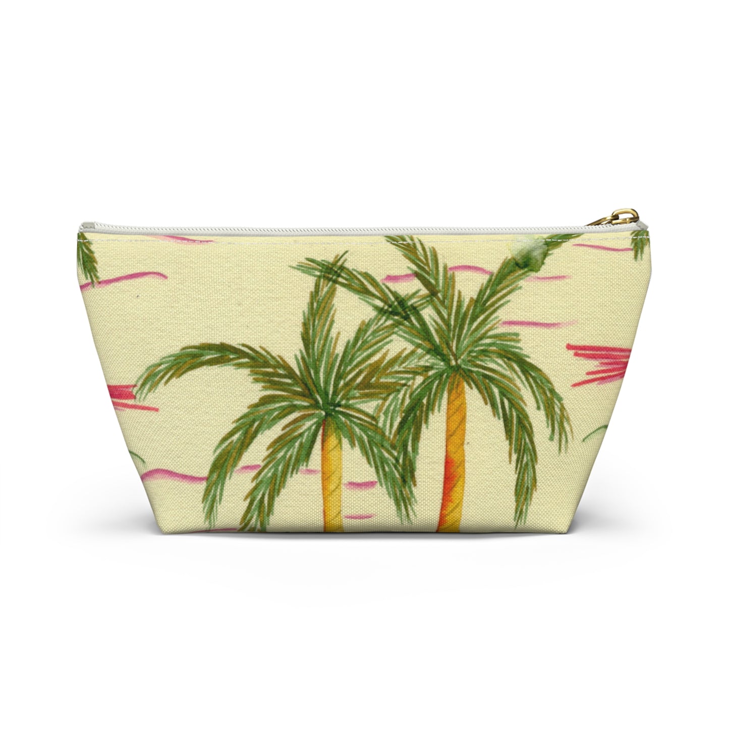 Retro Palm Tree Accessory Pouch