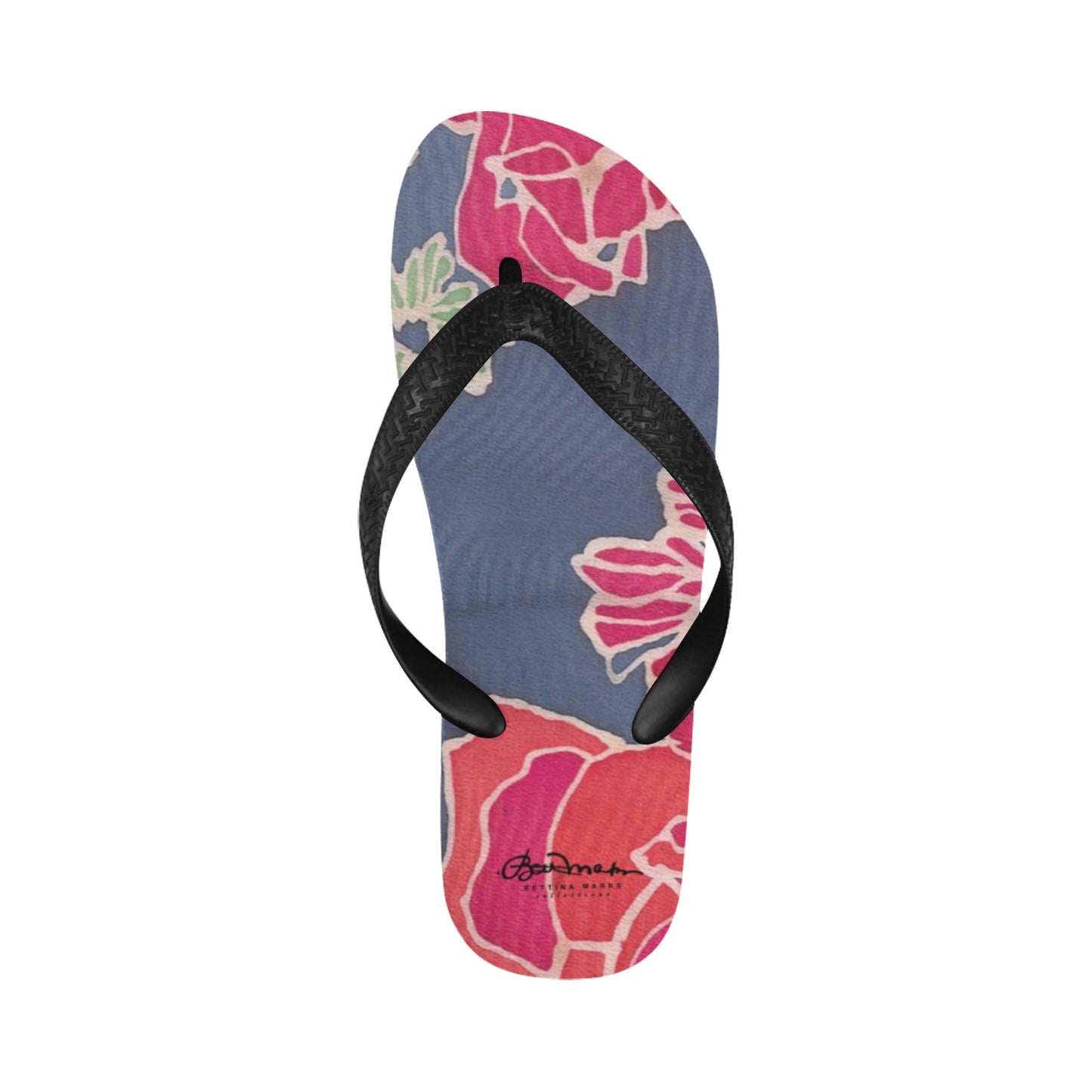 Floral Denim Flip Flops for Men/Women