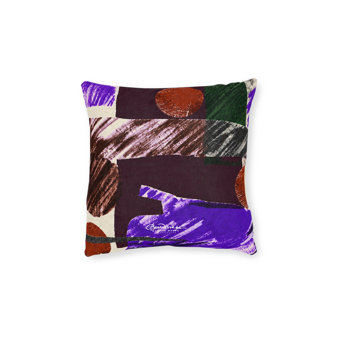 Abstract Engineered Square Pillow