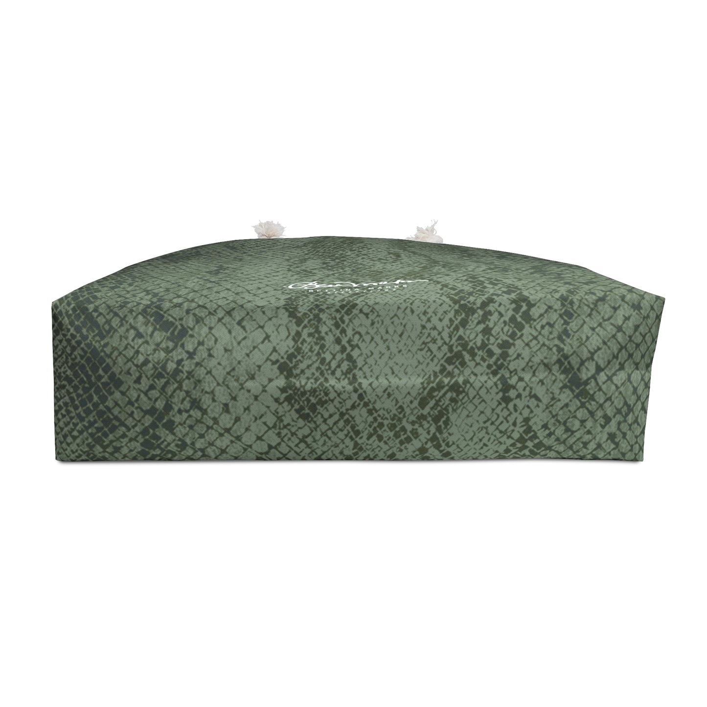 Sage Snake Skin Weekender Bag