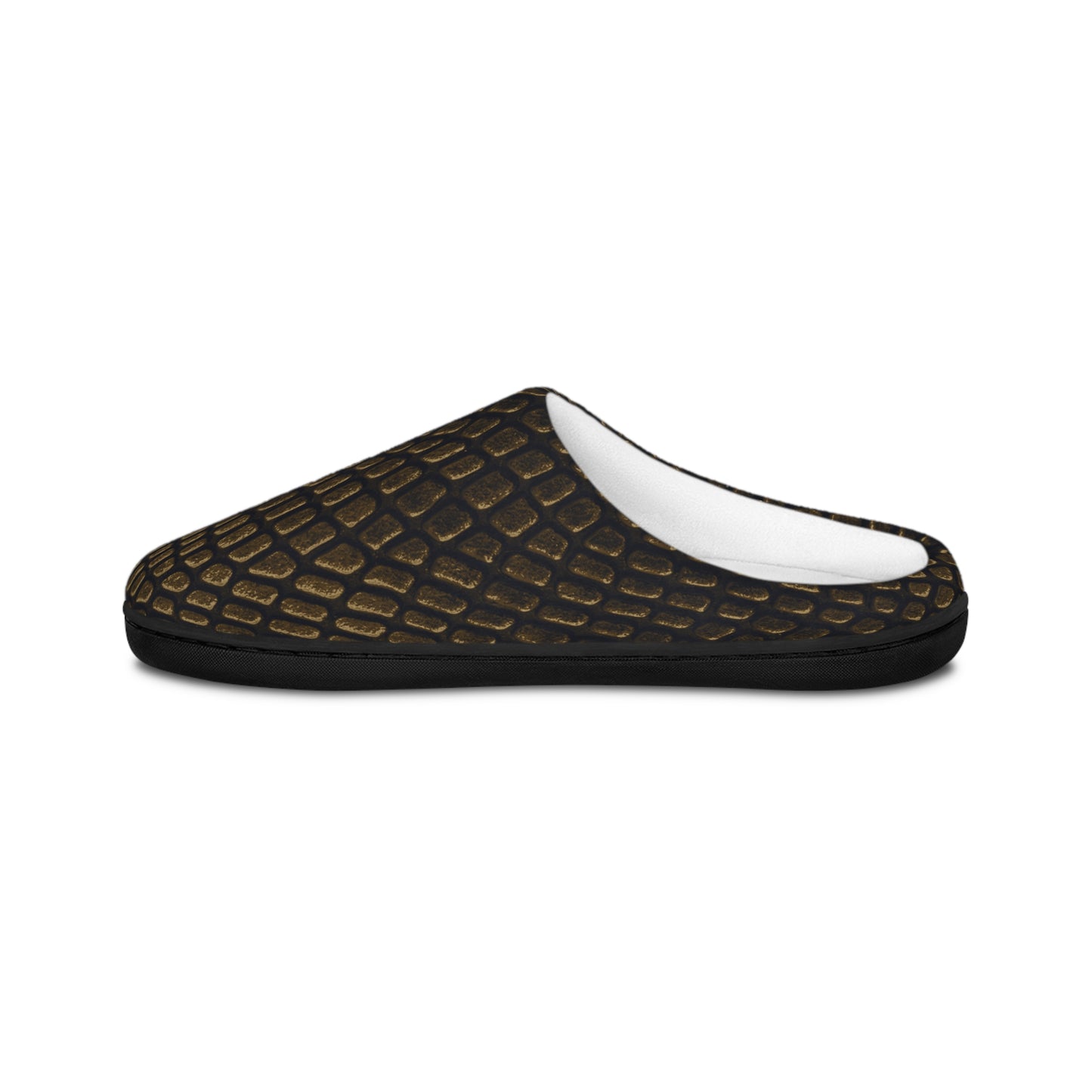 Bronze Crocodile Women's Indoor Slippers