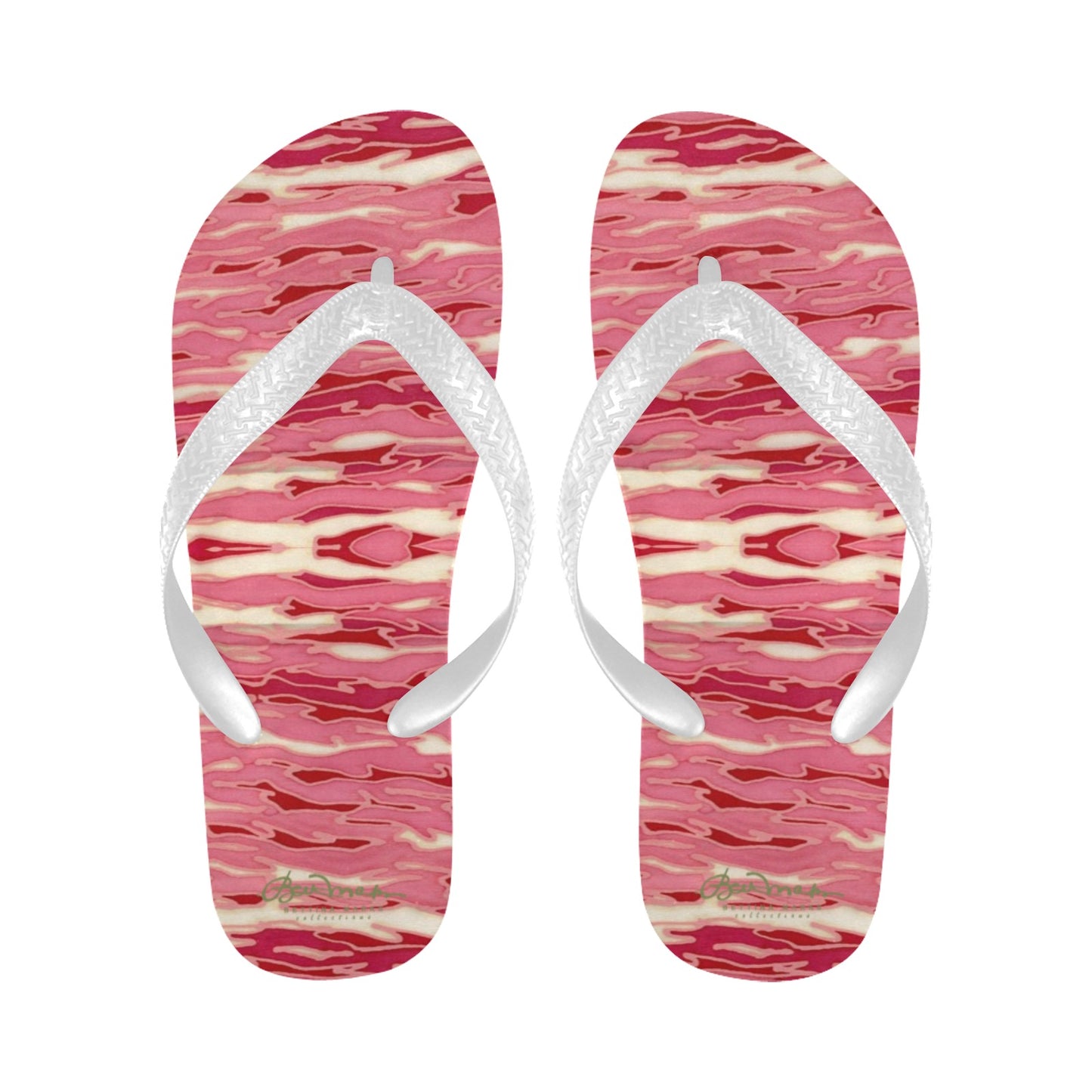 Pink Camouflage Lava Flip Flops for Men/Women