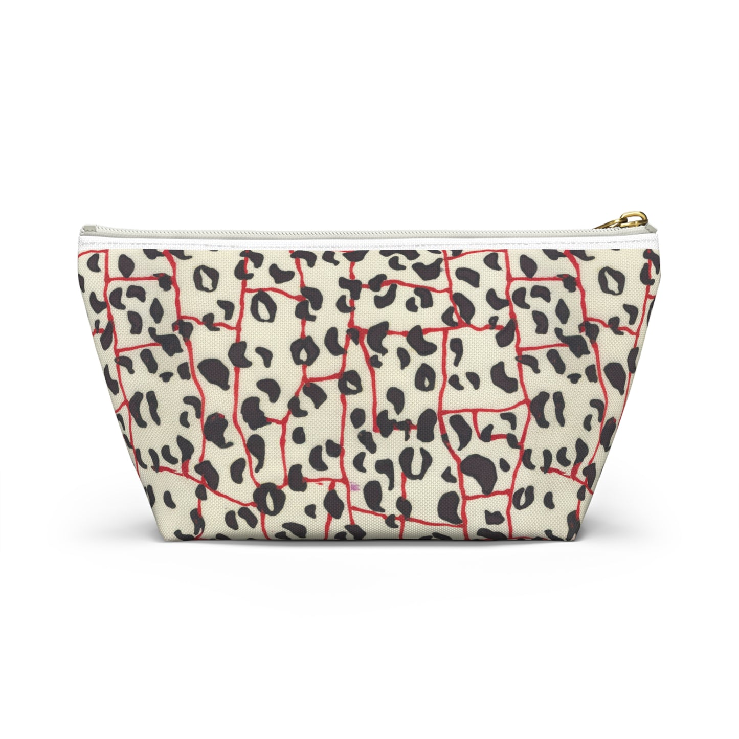 Red Line Leopard Accessory Pouch