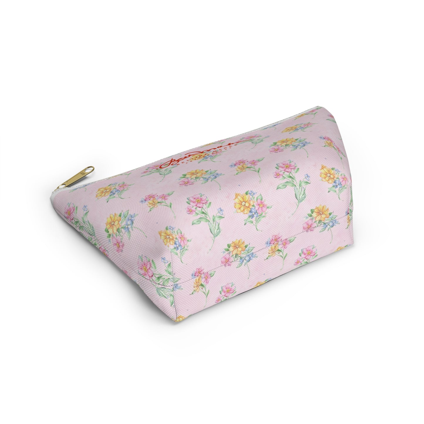 Multicolor Floral Accessory Pouch