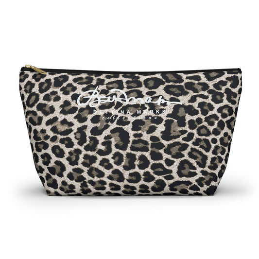 Snow Leopard Accessory Pouch w T-bottom