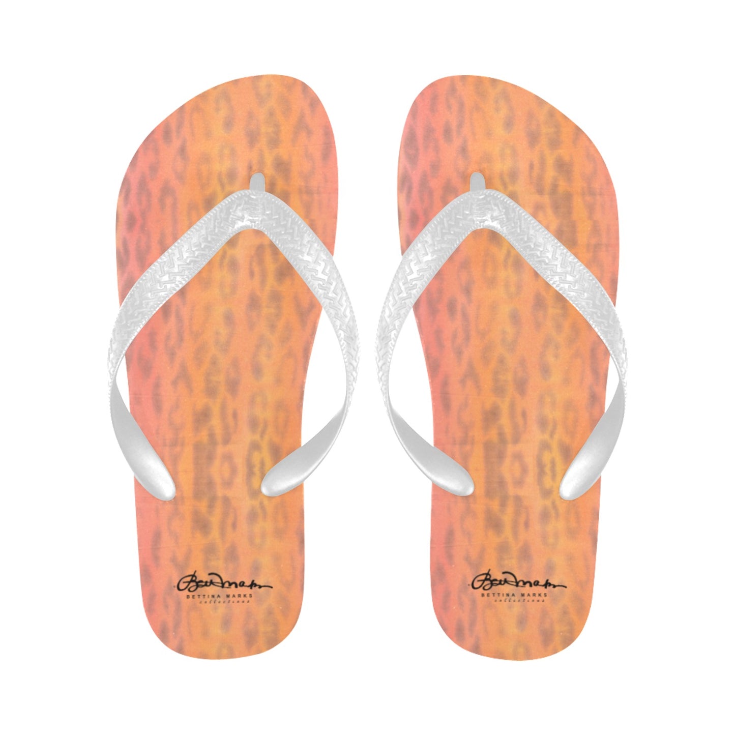 Ombre Leopard Flip Flops for Men/Women