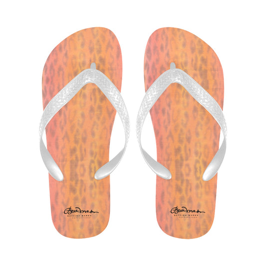 Ombre Leopard Flip Flops for Men/Women