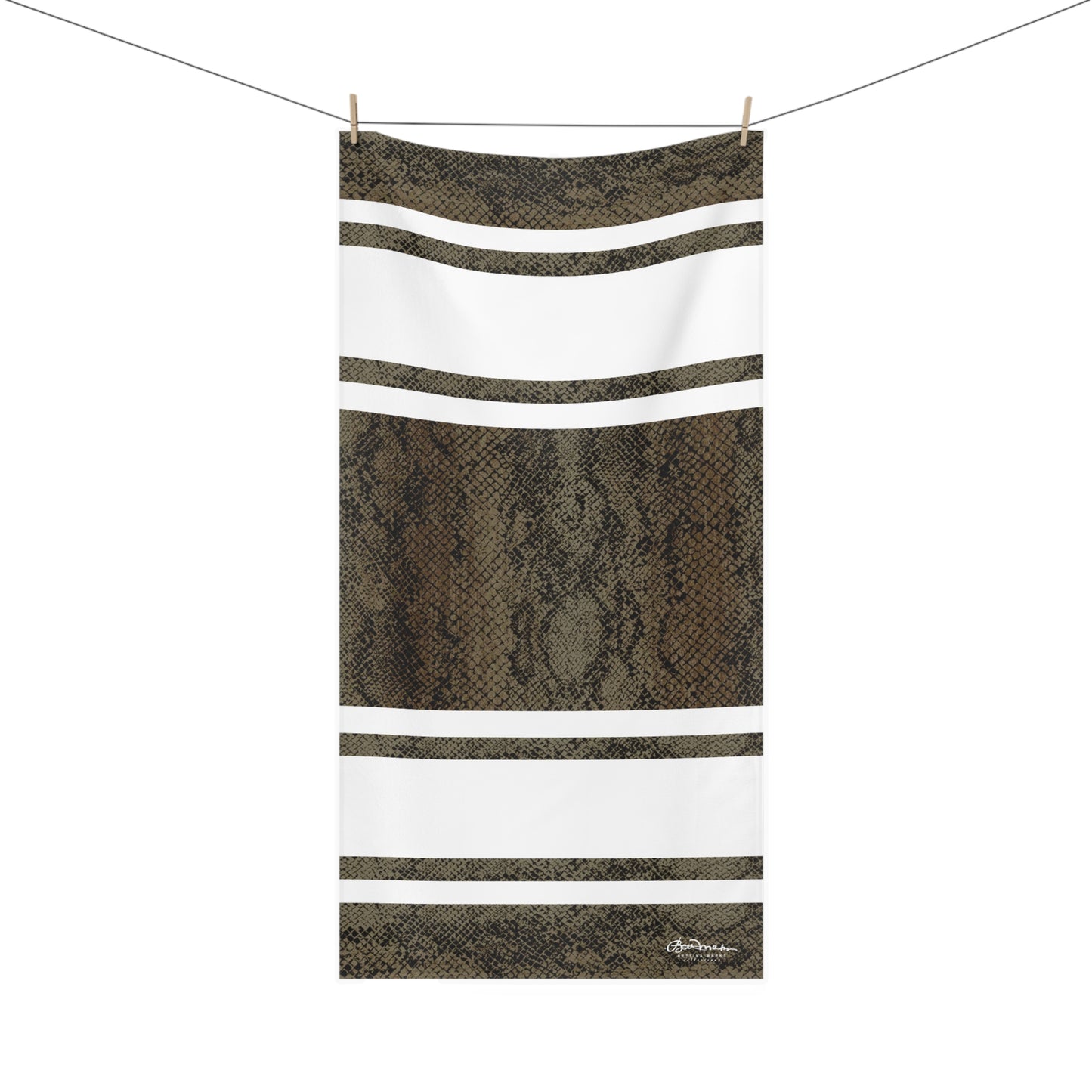Snake Skin Bath Towel