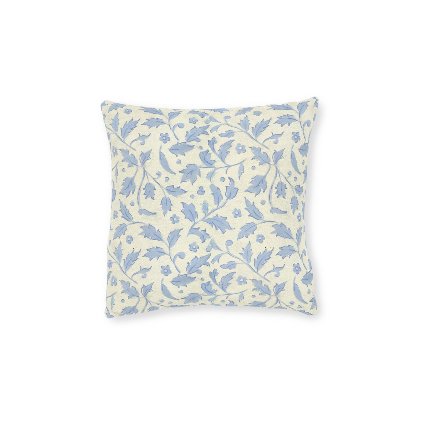 Chinoise Blue Floral Square Pillow