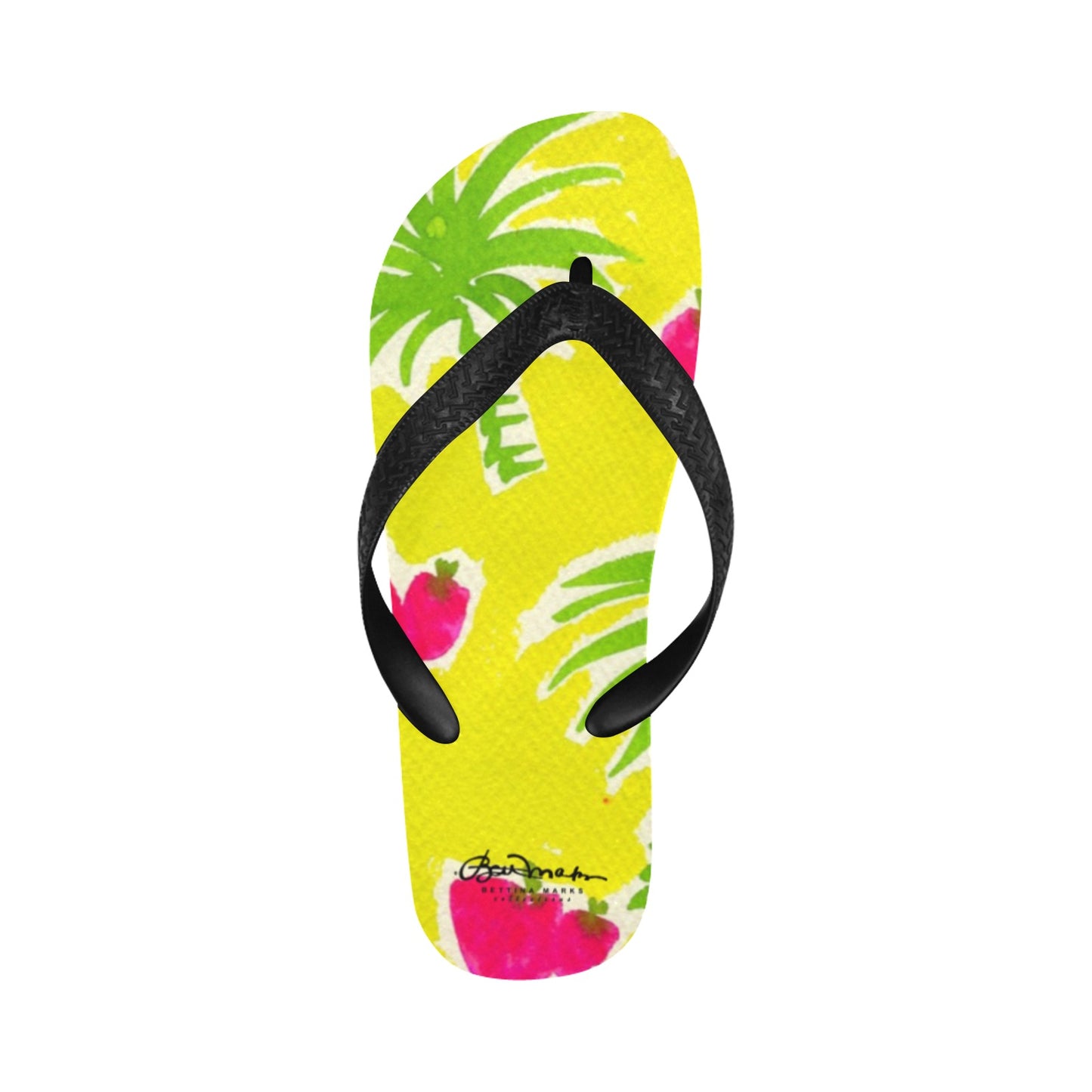 Strawberry Tropic Flip Flops for Men/Women