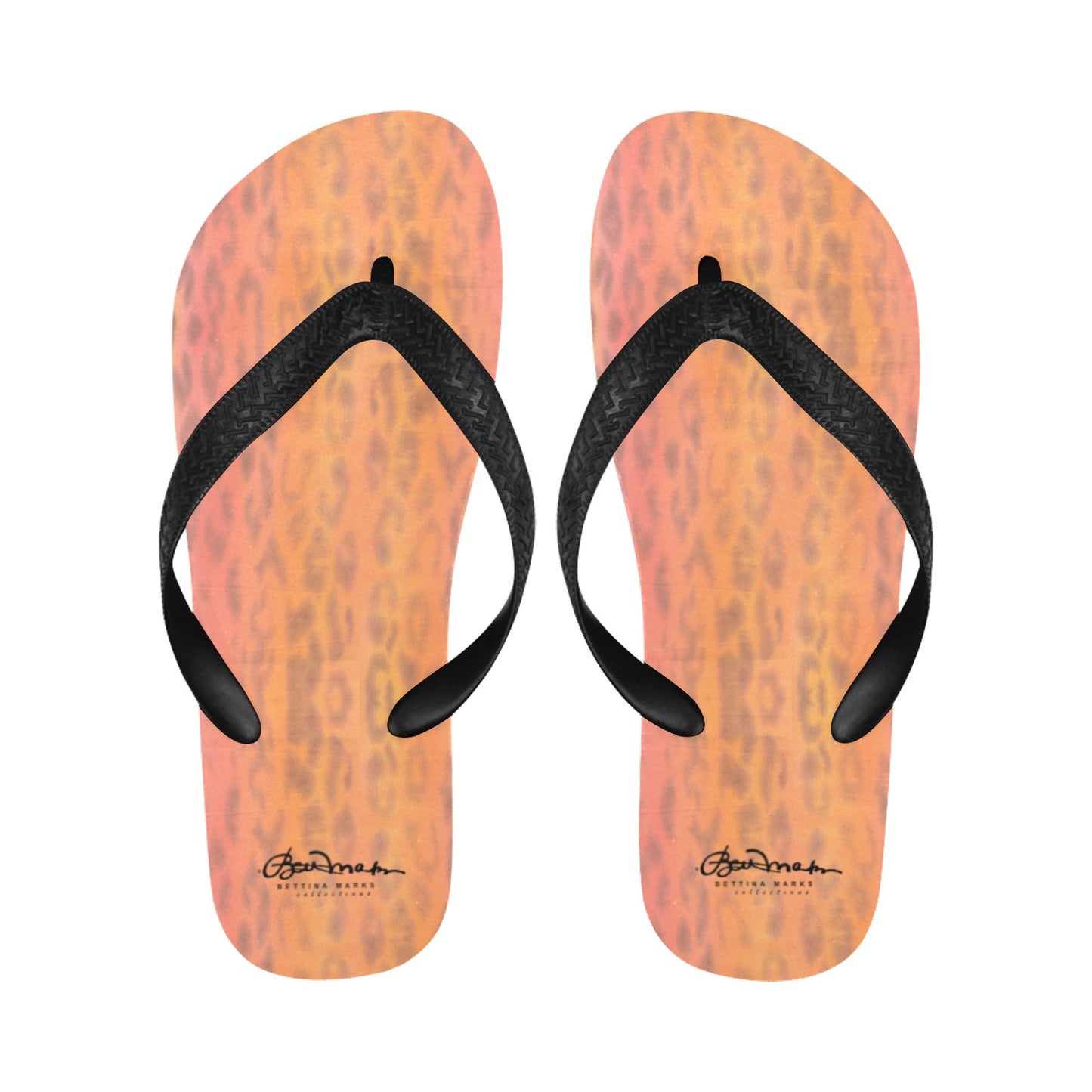 Ombre Leopard Flip Flops for Men/Women