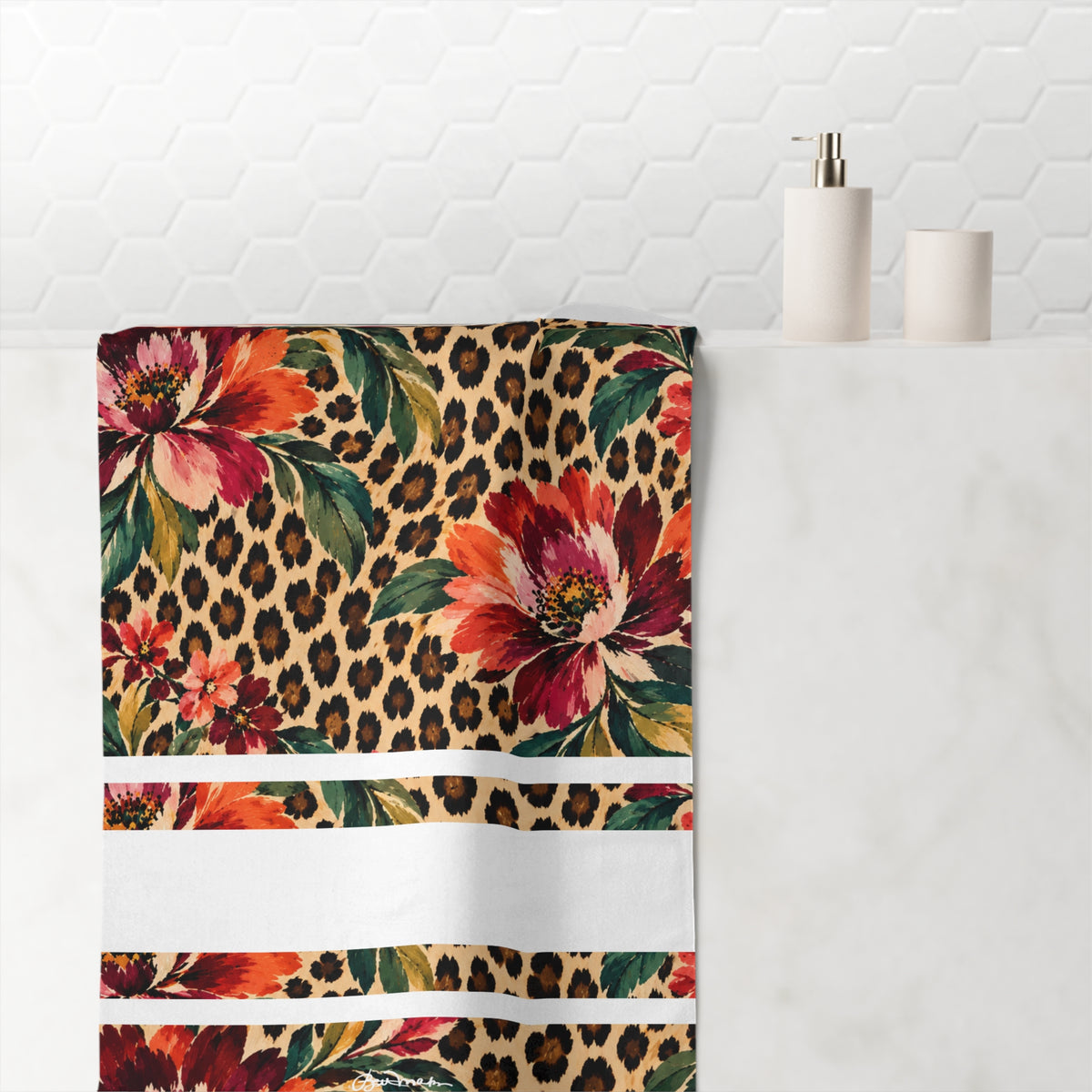 Floral Exotique Bath Towel