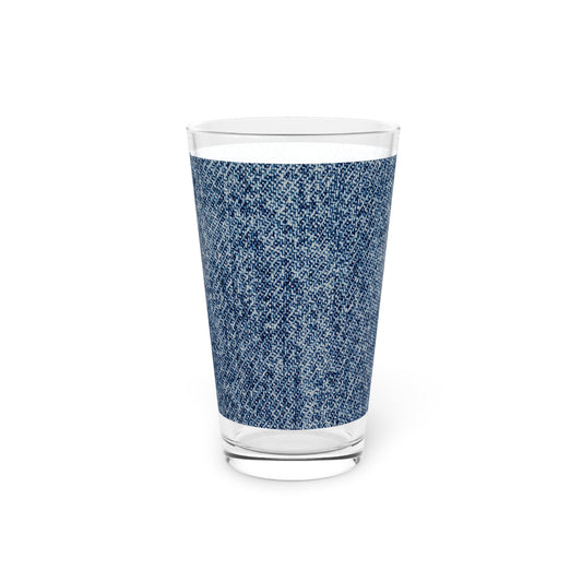 Denim Pint Glass