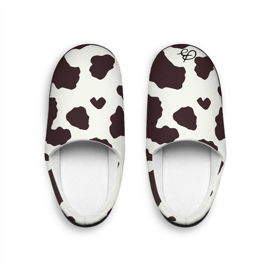 Brown Pony Skin Men's Indoor Slippers