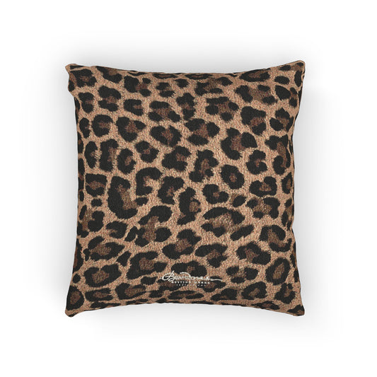 Leopard Woven Pillow