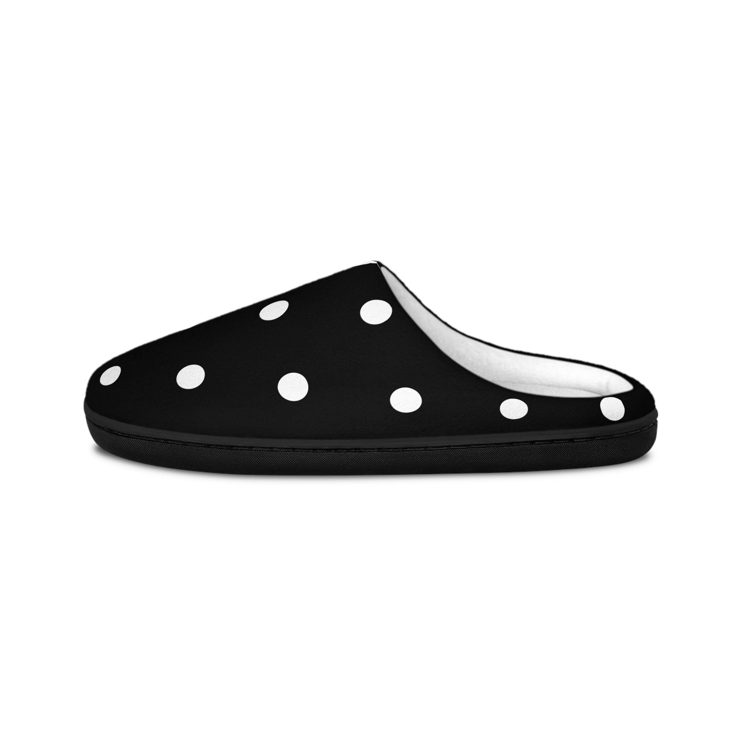 Midnight Polka Dot Men's Indoor Slippers