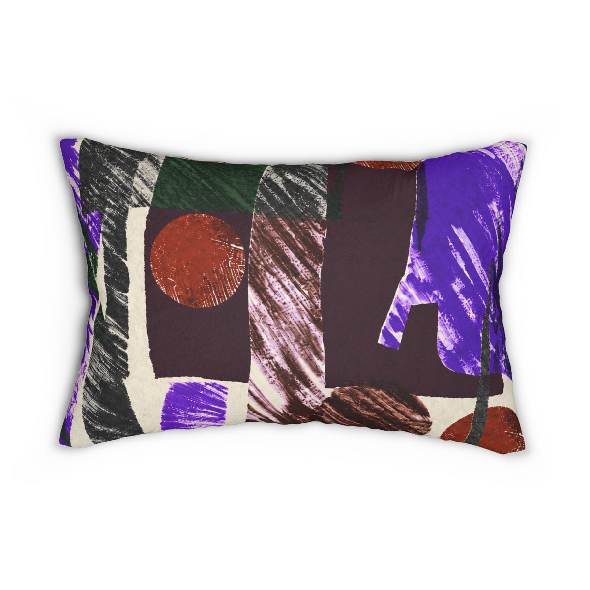 Abstract Engineered Pillow