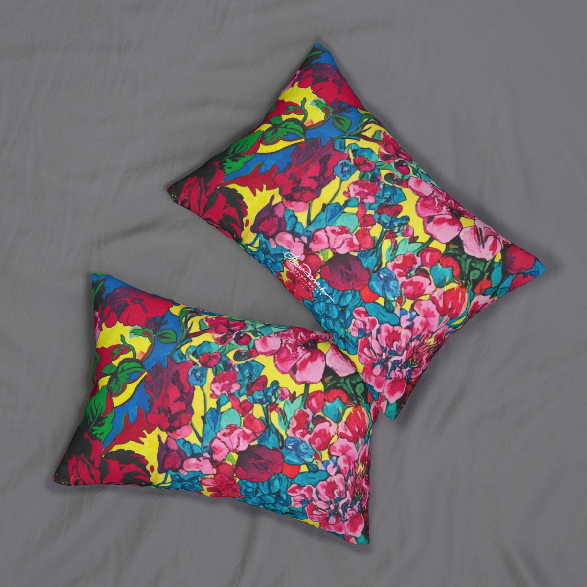 Full Bloom Floral Pillow
