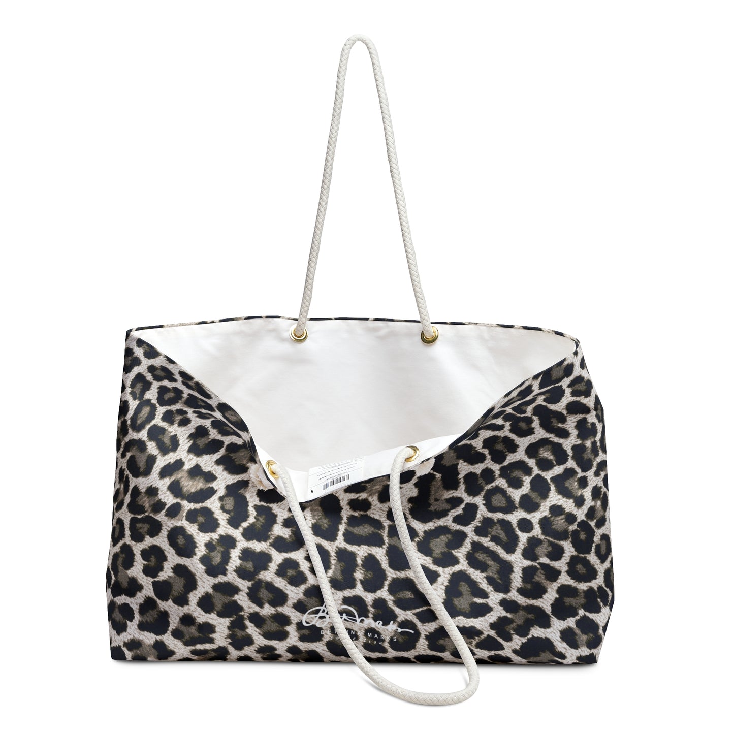 Snow Leopard Weekender Bag