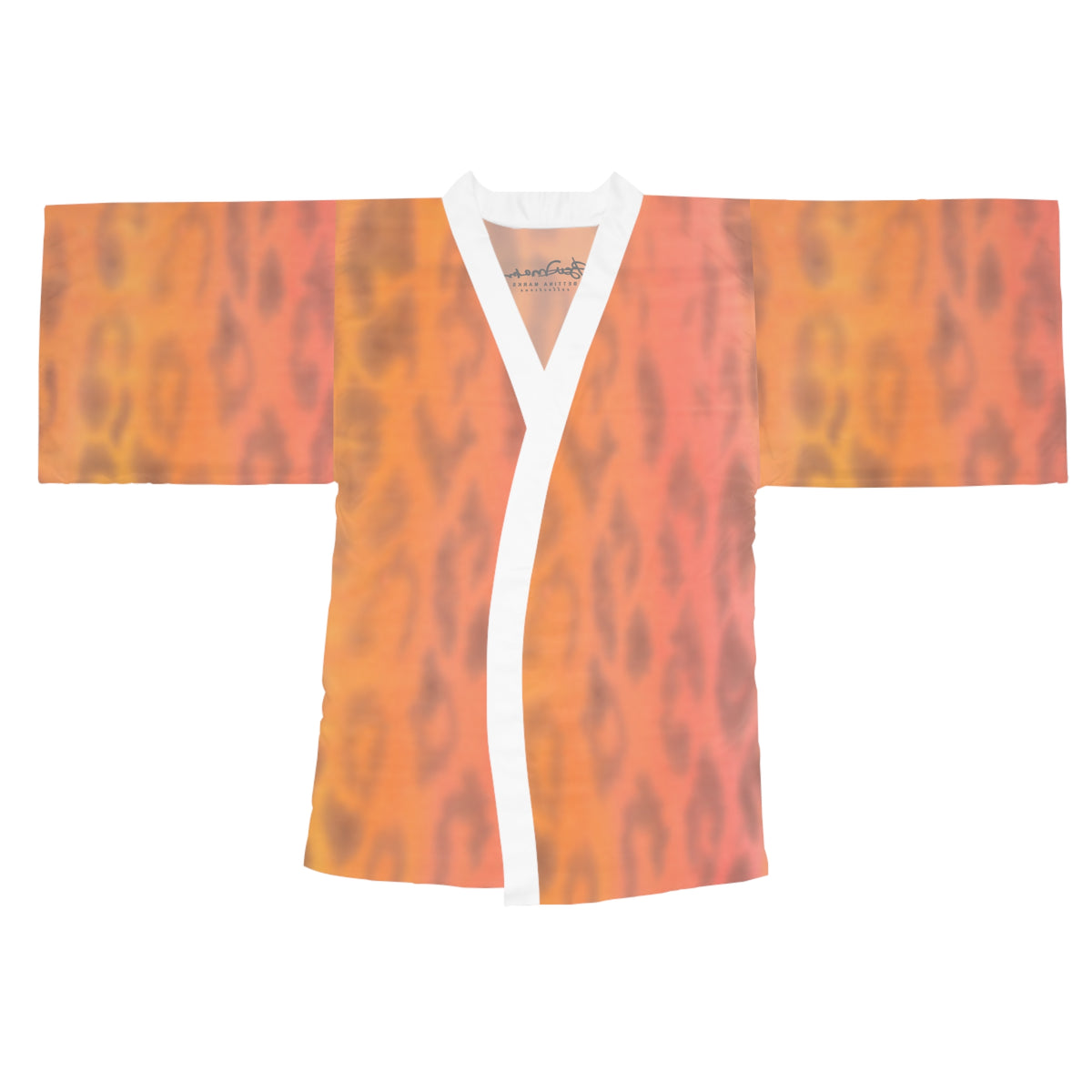 Ombre Leopard Kimono Robe