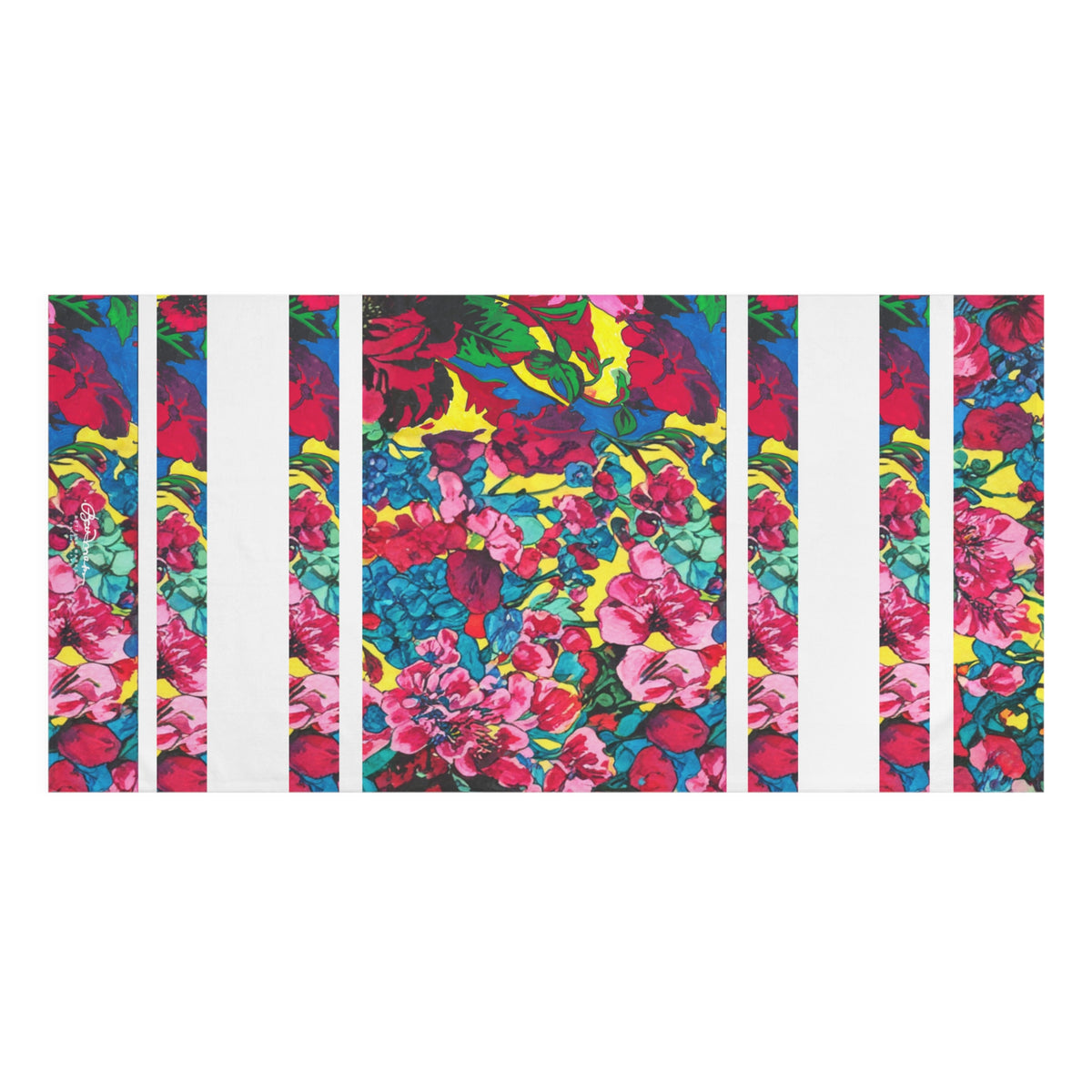 Full Bloom Floral Bath Towel