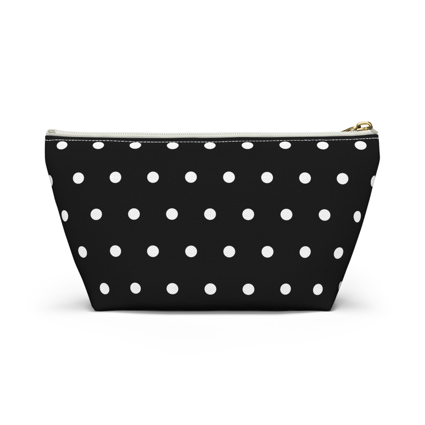 Midnight Polka Dot Accessory Pouch w T-bottom