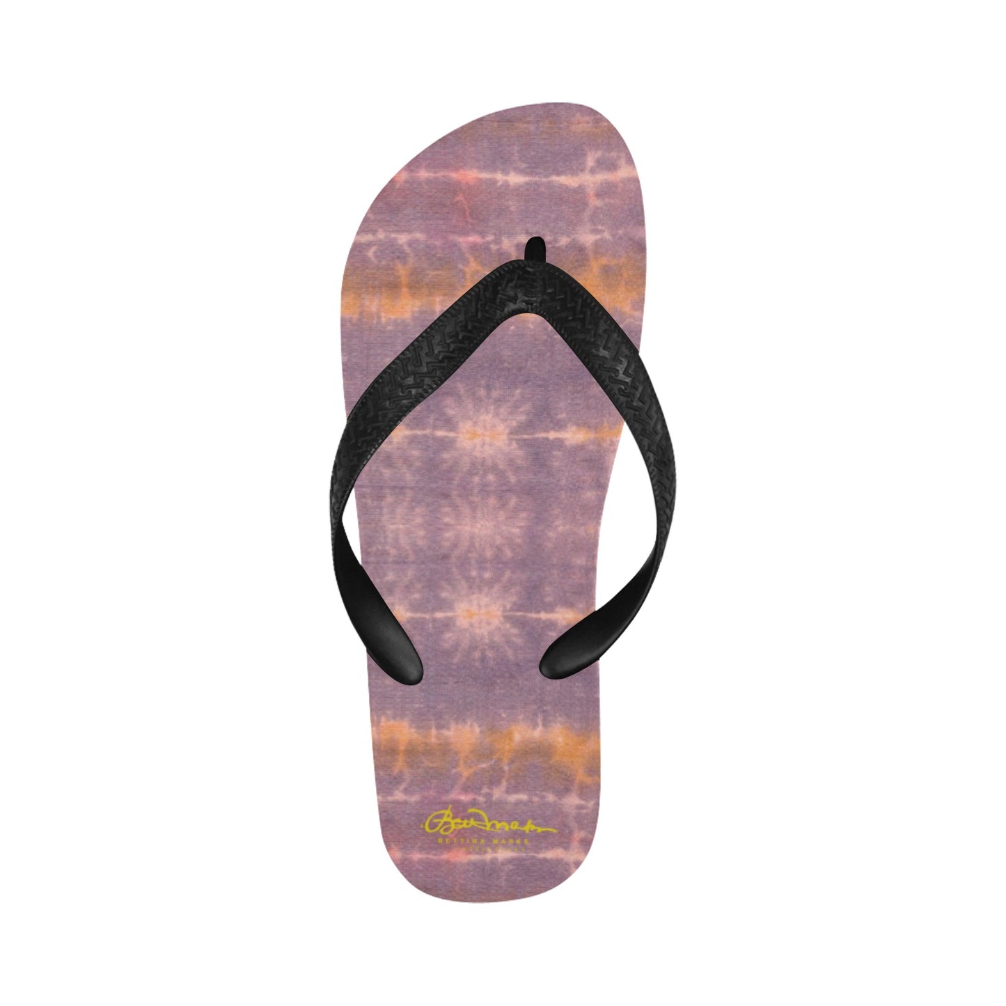 Purple Sunset Tie Dye Flip Flops for Men/Women