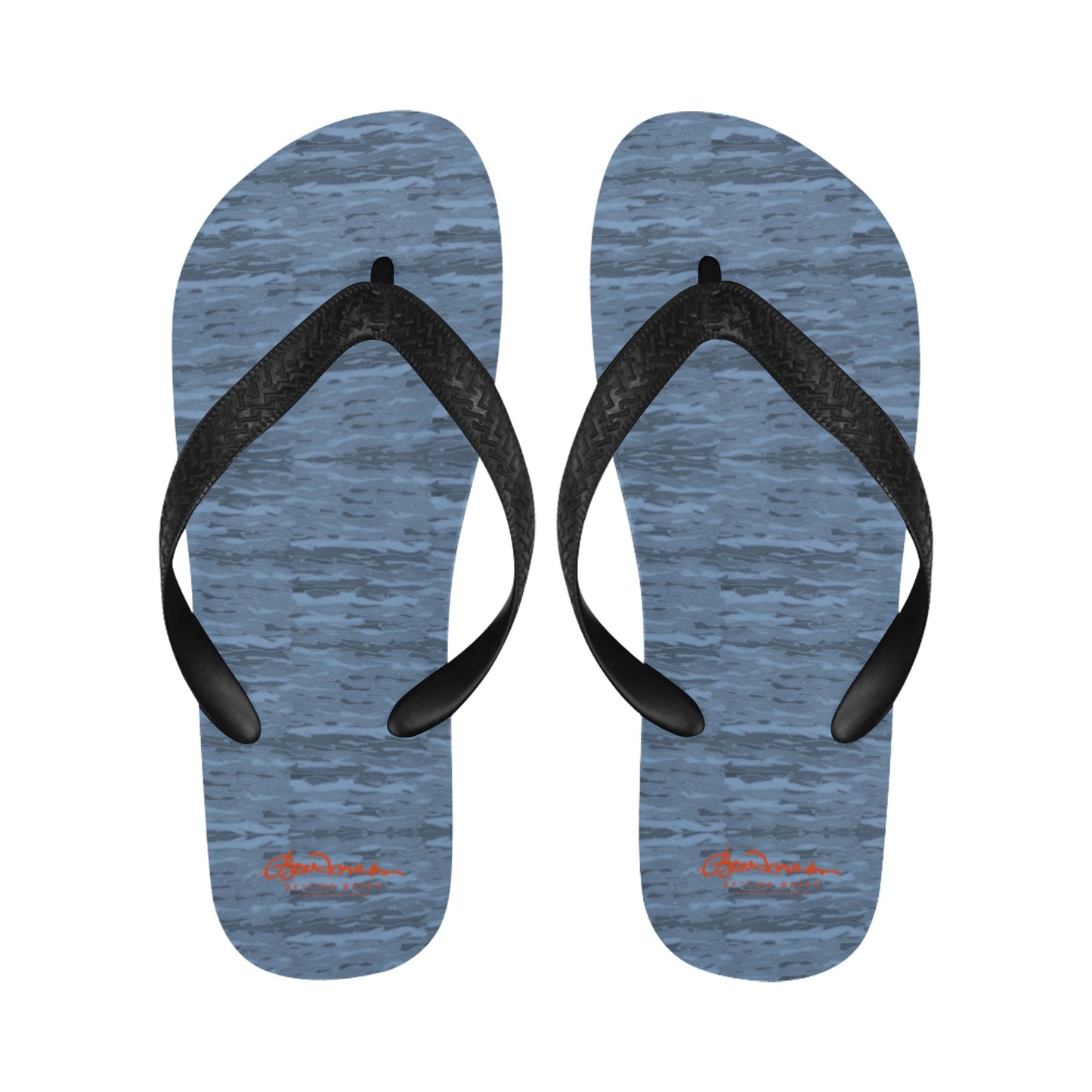 Blue Camouflage Lava Flip Flops for Men/Women
