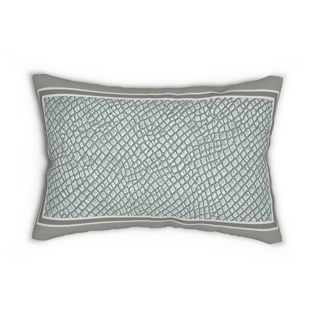 Faded Crocodile Lumbar Pillow