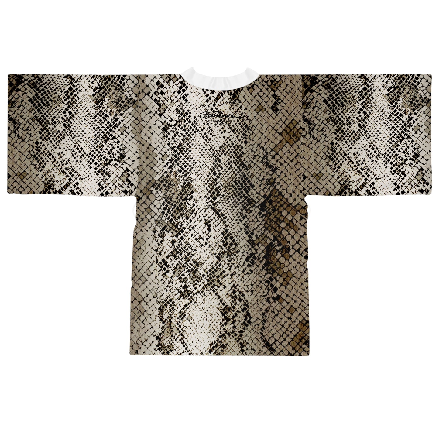 Deep Snake Skin Kimono Robe
